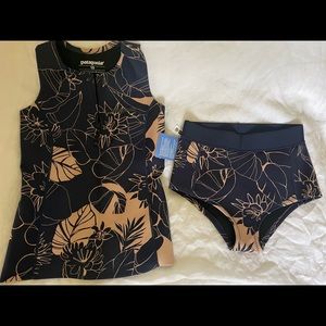 NWT Patagonia wetsuit two piece set.